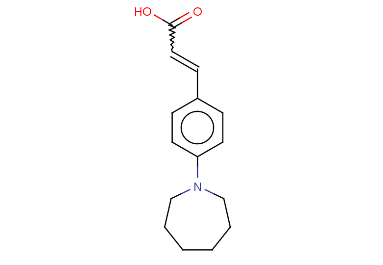 3-[4-(azepan-1-yl)phenyl]prop-2-enoic acid