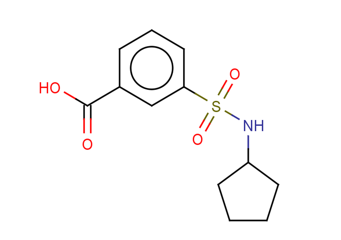 3-(cyclopentylsulfamoyl)benzoic acid