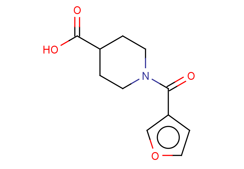 1-(furan-3-carbonyl)piperidine-4-carboxylic acid