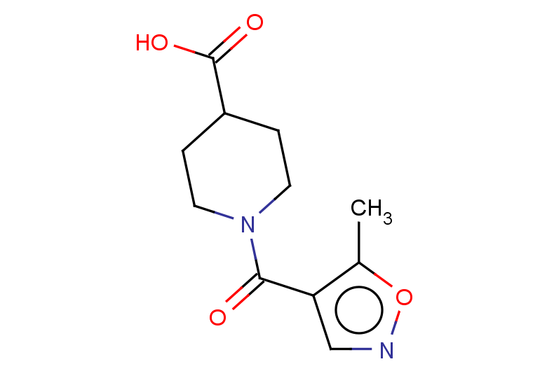1-(5-methyl-1,2-oxazole-4-carbonyl)piperidine-4-carboxylic acid