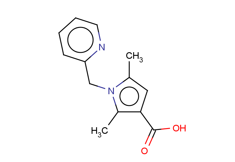 2,5-dimethyl-1-(pyridin-2-ylmethyl)-1H-pyrrole-3-carboxylic acid