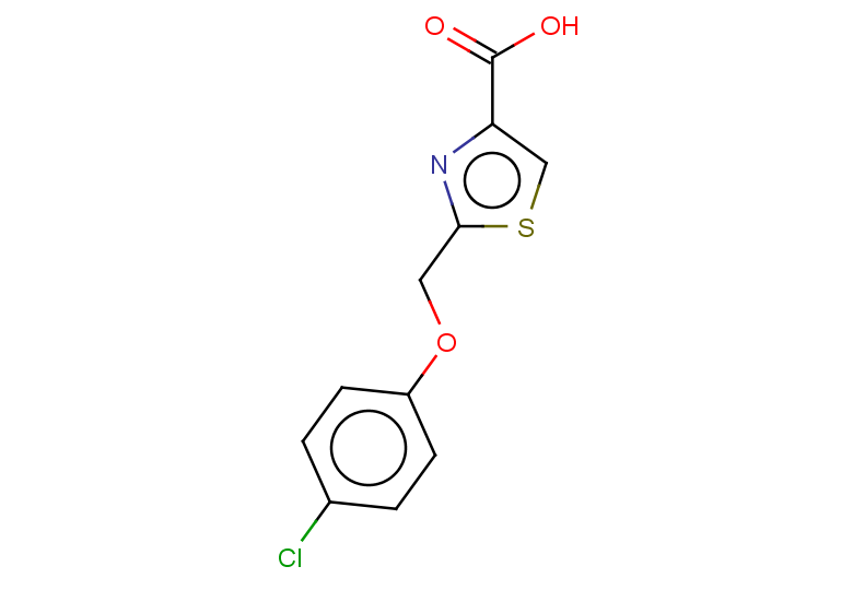 2-(4-chlorophenoxymethyl)-1,3-thiazole-4-carboxylic acid
