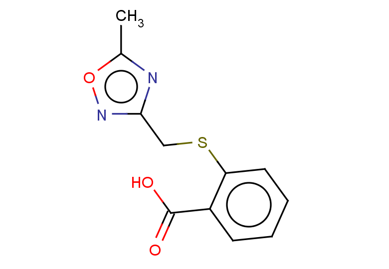2-{[(5-methyl-1,2,4-oxadiazol-3-yl)methyl]sulfanyl}benzoic acid