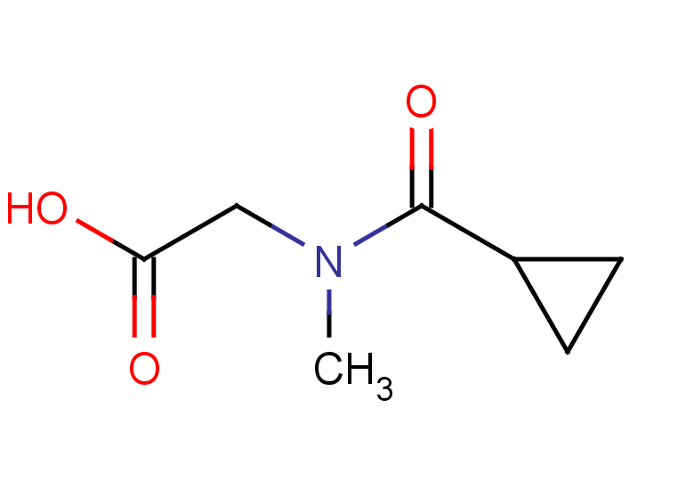 2-(1-cyclopropyl-N-methylformamido)acetic acid