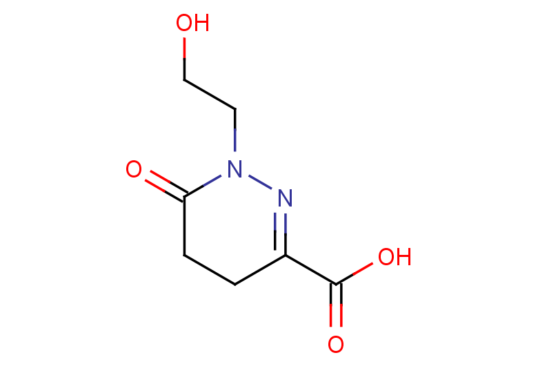 1-(2-hydroxyethyl)-6-oxo-1,4,5,6-tetrahydropyridazine-3-carboxylic acid