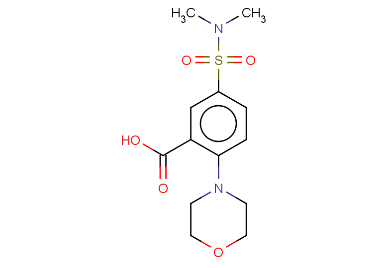 5-(dimethylsulfamoyl)-2-(morpholin-4-yl)benzoic acid