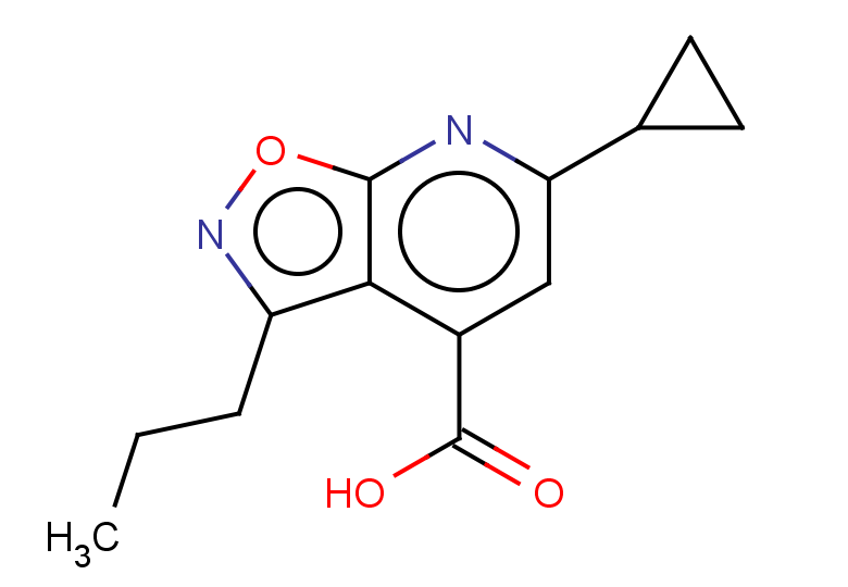 6-cyclopropyl-3-propyl-[1,2]oxazolo[5,4-b]pyridine-4-carboxylic acid