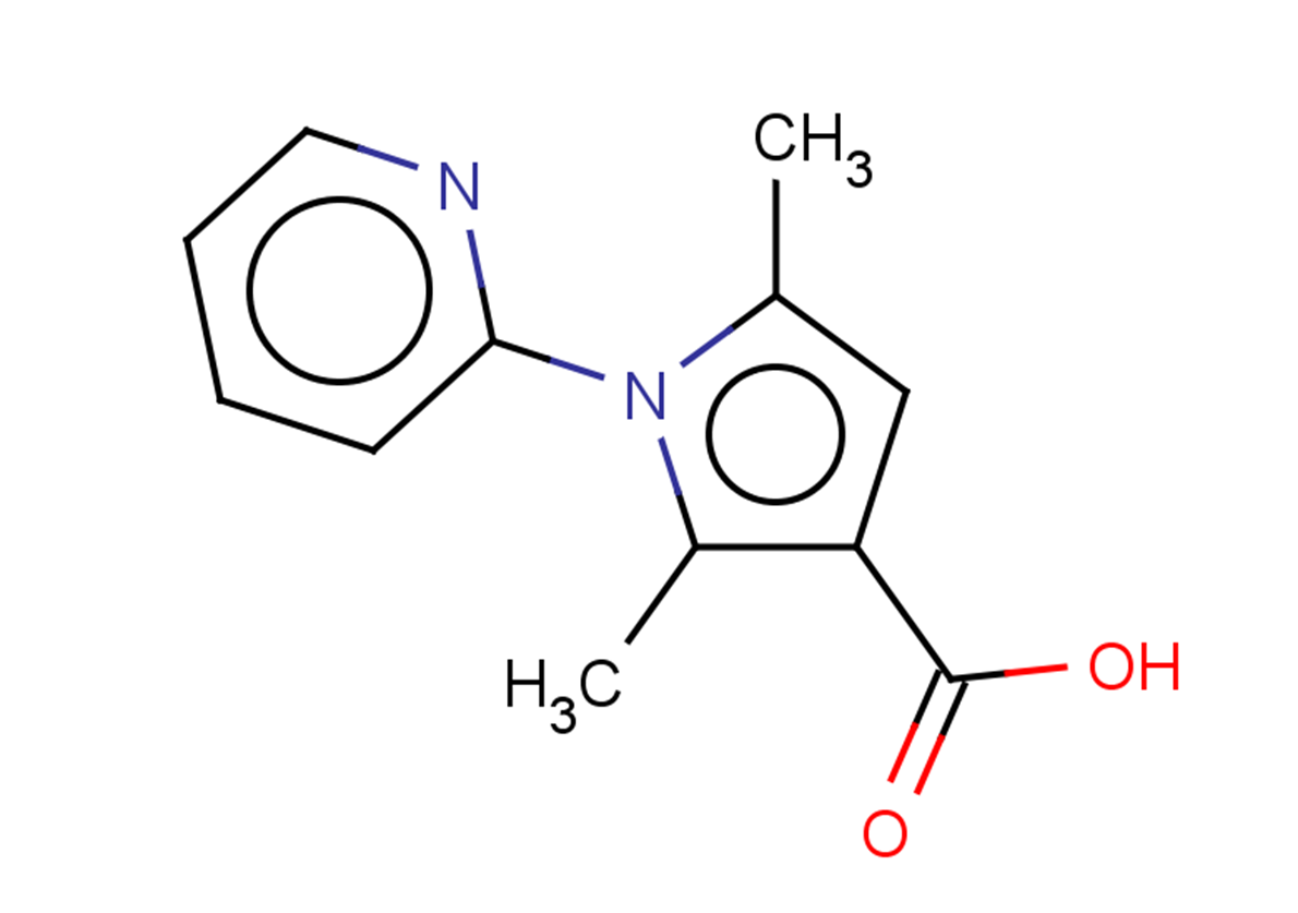 2,5-dimethyl-1-(pyridin-2-yl)-1H-pyrrole-3-carboxylic acid
