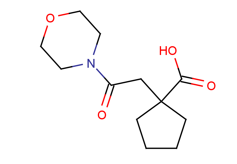 1-[2-(morpholin-4-yl)-2-oxoethyl]cyclopentane-1-carboxylic acid