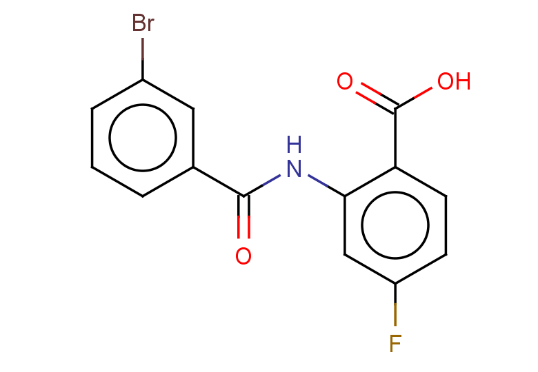 2-(3-bromobenzamido)-4-fluorobenzoic acid