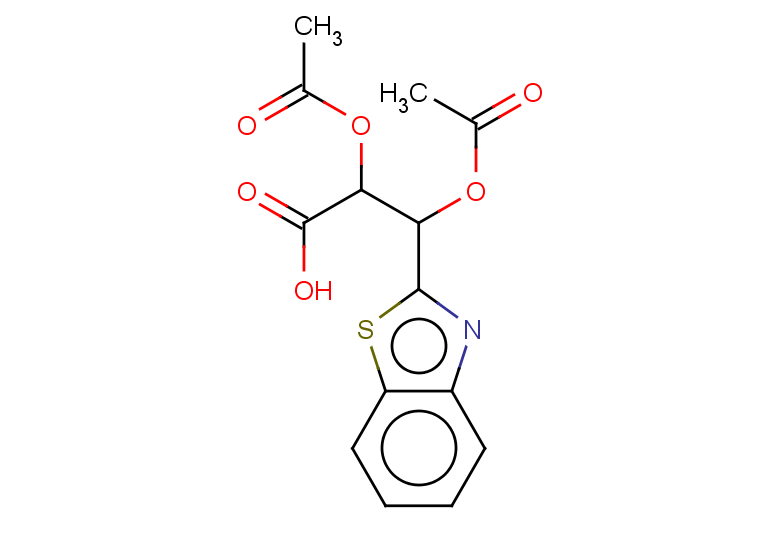 2,3-bis(acetyloxy)-3-(1,3-benzothiazol-2-yl)propanoic acid