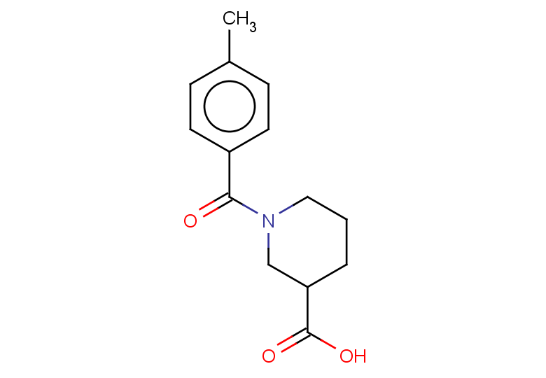 1-(4-methylbenzoyl)piperidine-3-carboxylic acid
