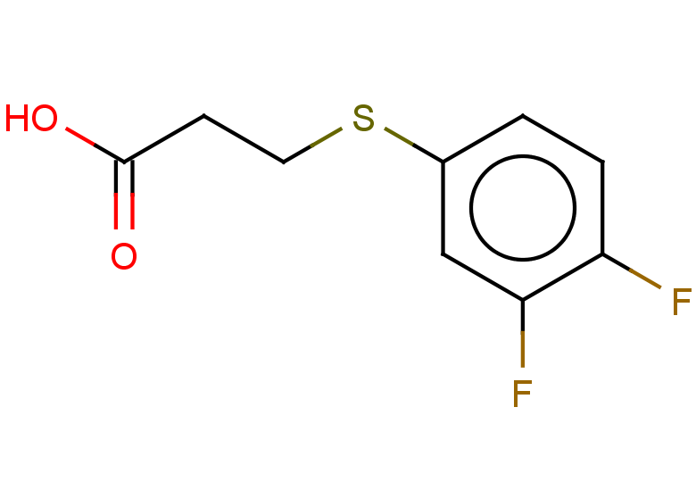3-[(3,4-difluorophenyl)sulfanyl]propanoic acid