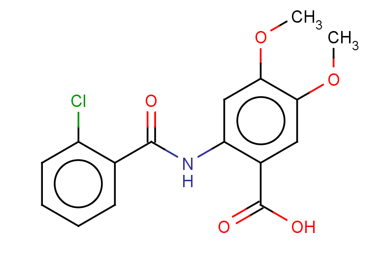 2-(2-chlorobenzamido)-4,5-dimethoxybenzoic acid
