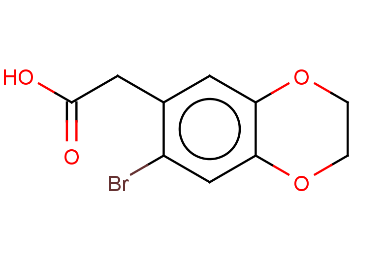2-(7-bromo-2,3-dihydro-1,4-benzodioxin-6-yl)acetic acid