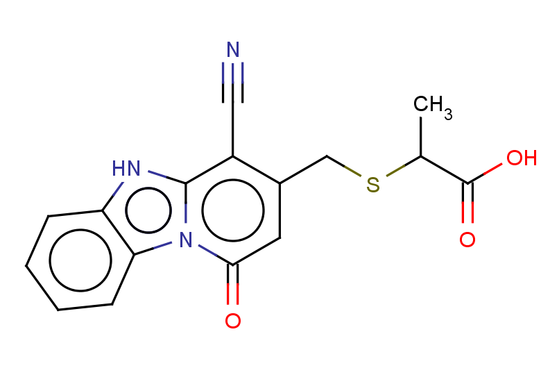 2-[({10-cyano-13-oxo-1,8-diazatricyclo[7.4.0.0,2,7]trideca-2,4,6,9,11-pentaen-11-yl}methyl)sulfanyl]propanoic acid