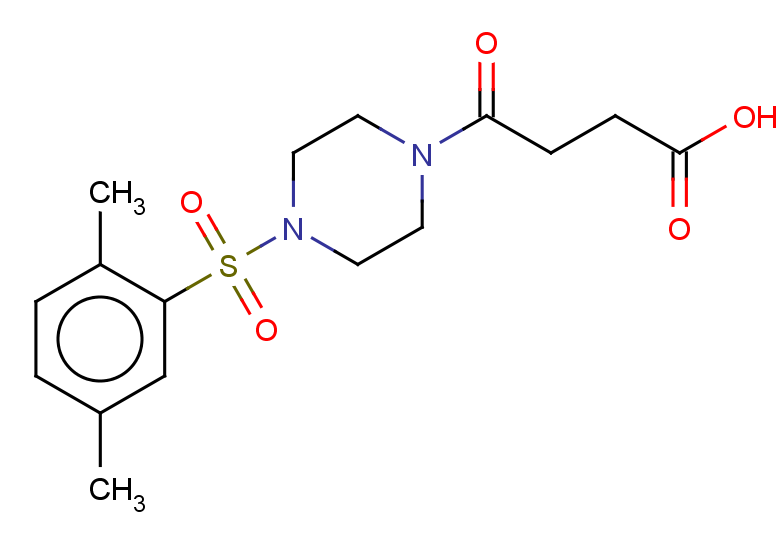 4-[4-(2,5-dimethylbenzenesulfonyl)piperazin-1-yl]-4-oxobutanoic acid
