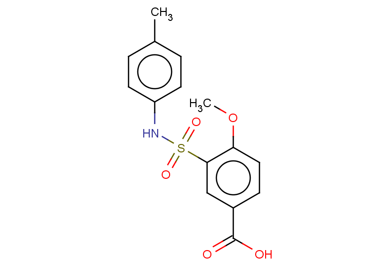 4-methoxy-3-[(4-methylphenyl)sulfamoyl]benzoic acid