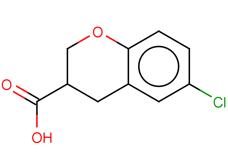 6-chloro-3,4-dihydro-2H-1-benzopyran-3-carboxylic acid