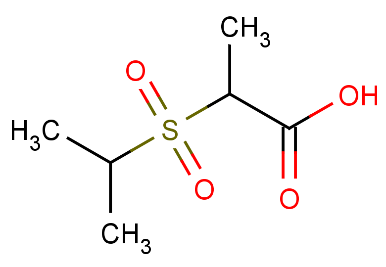 2-(propane-2-sulfonyl)propanoic acid