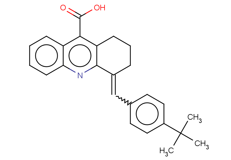 4-[(4-tert-butylphenyl)methylidene]-1,2,3,4-tetrahydroacridine-9-carboxylic acid