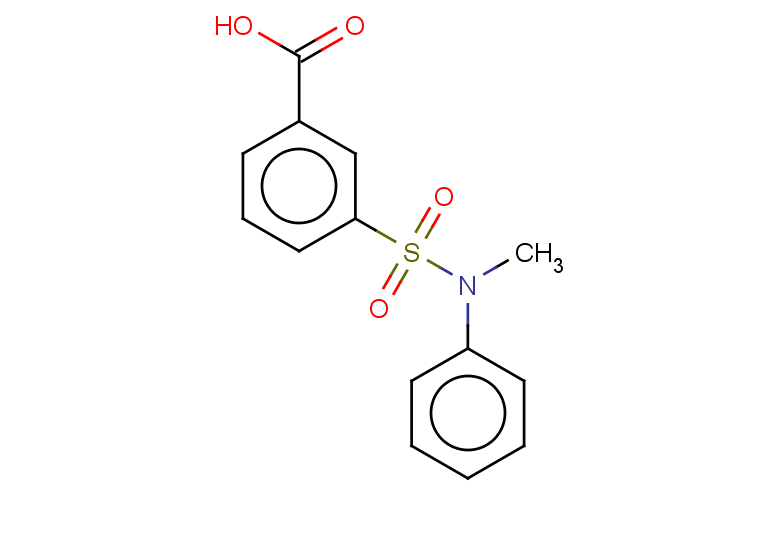 3-[methyl(phenyl)sulfamoyl]benzoic acid