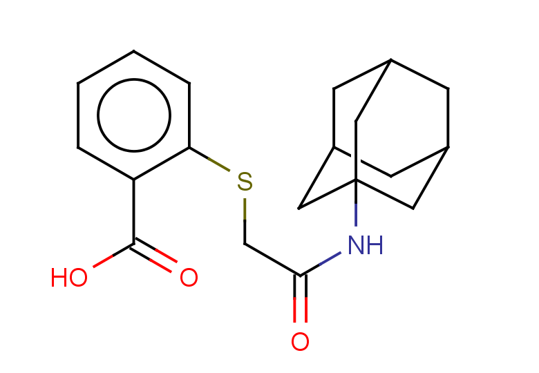 2-({[(adamantan-1-yl)carbamoyl]methyl}sulfanyl)benzoic acid