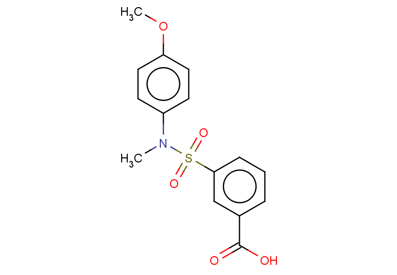 3-[(4-methoxyphenyl)(methyl)sulfamoyl]benzoic acid