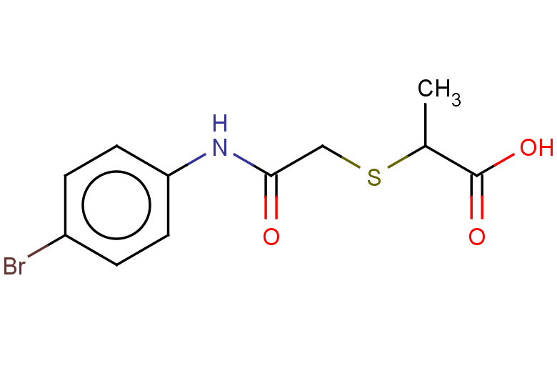 2-({[(4-bromophenyl)carbamoyl]methyl}sulfanyl)propanoic acid