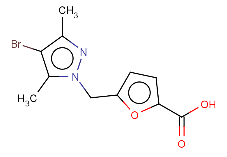 5-[(4-bromo-3,5-dimethyl-1H-pyrazol-1-yl)methyl]furan-2-carboxylic acid