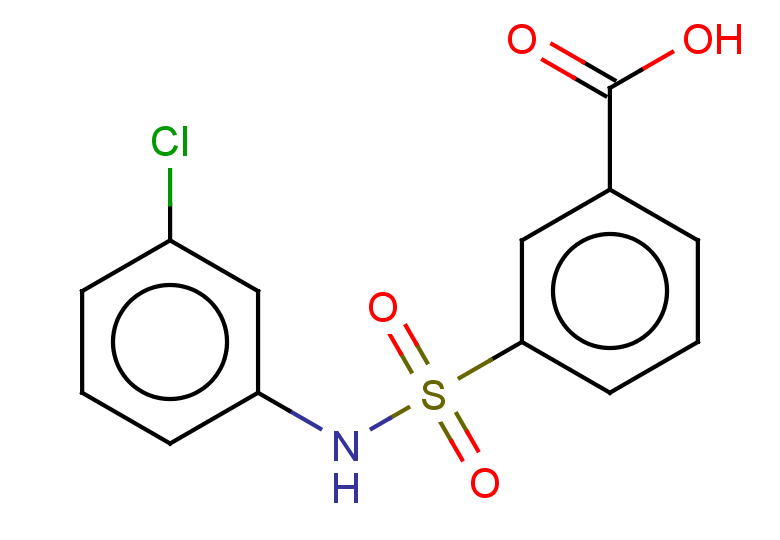 3-[(3-chlorophenyl)sulfamoyl]benzoic acid