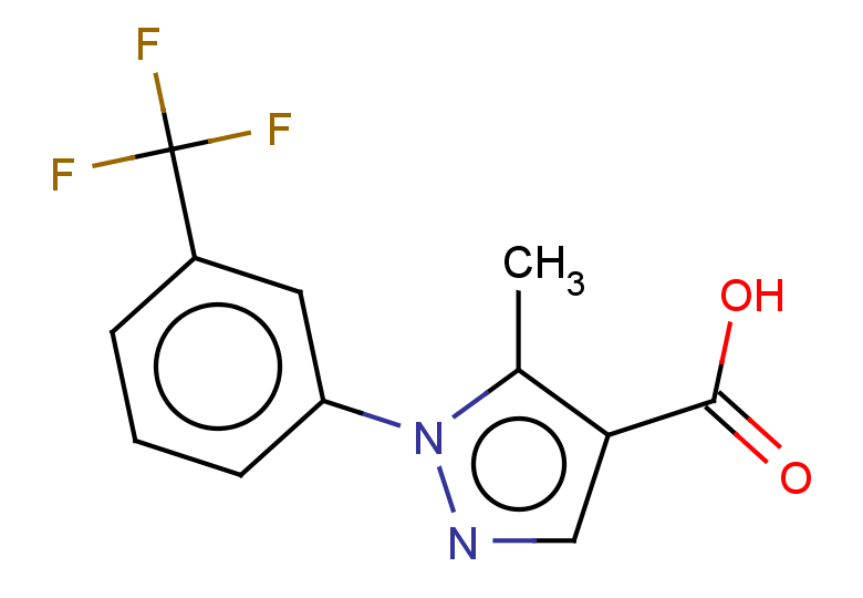 5-methyl-1-[3-(trifluoromethyl)phenyl]-1H-pyrazole-4-carboxylic acid