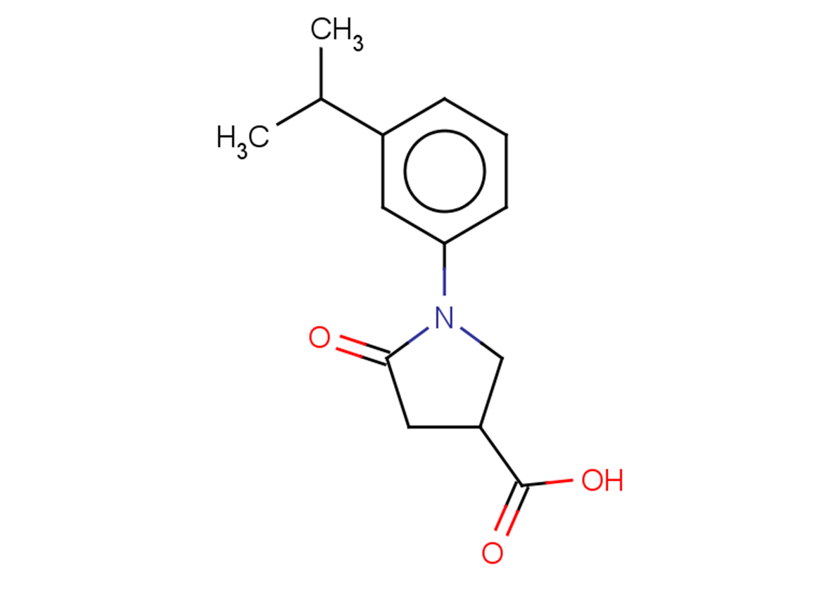 5-oxo-1-[3-(propan-2-yl)phenyl]pyrrolidine-3-carboxylic acid