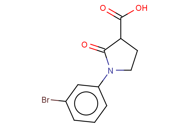 1-(3-bromophenyl)-2-oxopyrrolidine-3-carboxylic acid