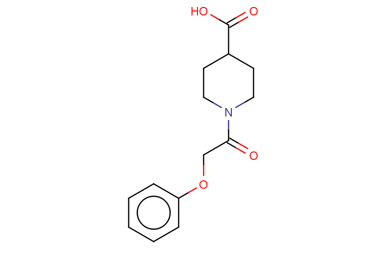 1-(2-phenoxyacetyl)piperidine-4-carboxylic acid