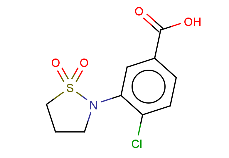 4-chloro-3-(1,1-dioxo-1lambda6,2-thiazolidin-2-yl)benzoic acid
