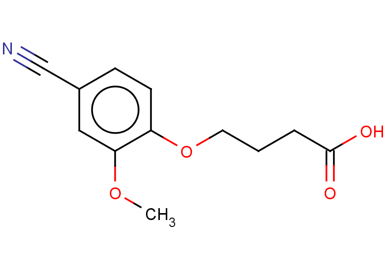 4-(4-cyano-2-methoxyphenoxy)butanoic acid