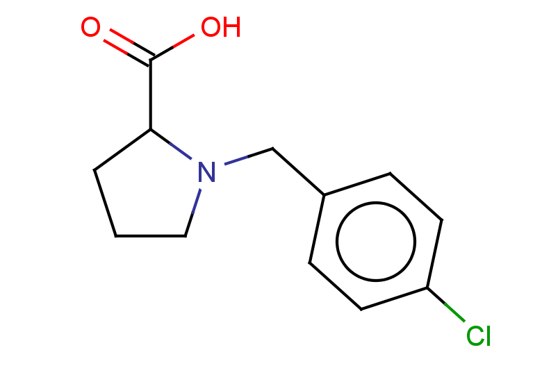 1-[(4-chlorophenyl)methyl]pyrrolidine-2-carboxylic acid