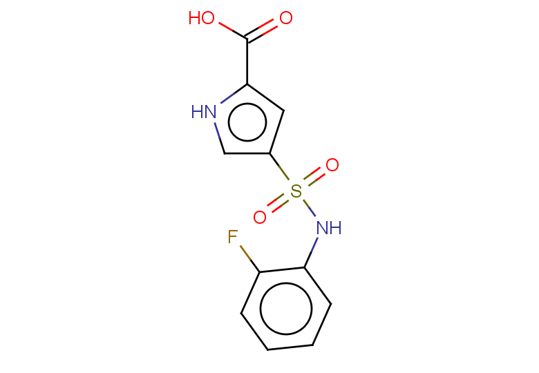 4-[(2-fluorophenyl)sulfamoyl]-1H-pyrrole-2-carboxylic acid