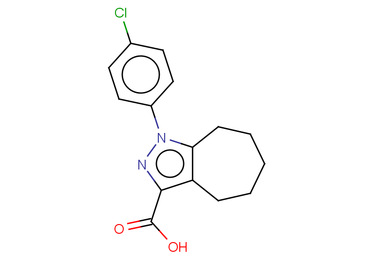 1-(4-chlorophenyl)-1H,4H,5H,6H,7H,8H-cyclohepta[c]pyrazole-3-carboxylic acid