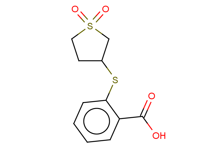 2-[(1,1-dioxo-1lambda6-thiolan-3-yl)sulfanyl]benzoic acid