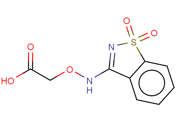 2-{[(1,1-dioxo-1,2-benzothiazol-3-yl)amino]oxy}acetic acid