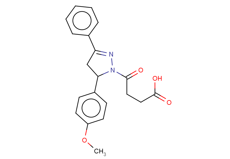 4-[5-(4-methoxyphenyl)-3-phenyl-4,5-dihydro-1H-pyrazol-1-yl]-4-oxobutanoic acid