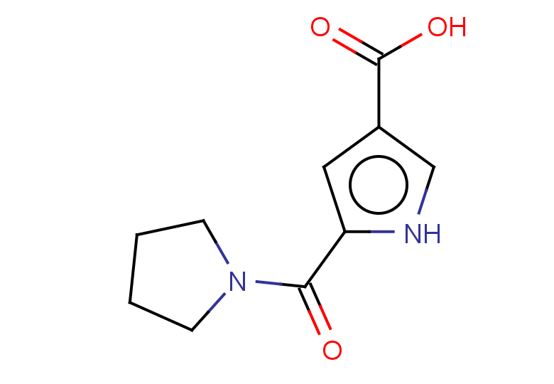 5-(pyrrolidine-1-carbonyl)-1H-pyrrole-3-carboxylic acid