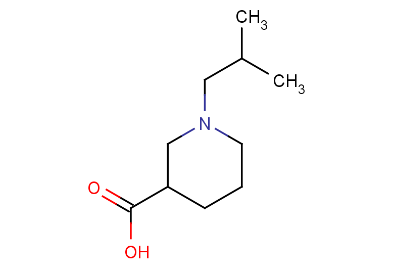 1-(2-methylpropyl)piperidine-3-carboxylic acid