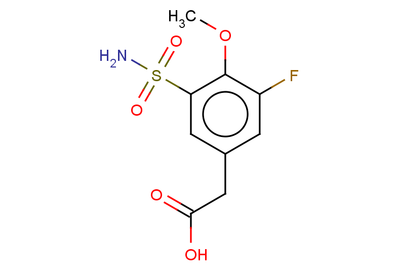 2-(3-fluoro-4-methoxy-5-sulfamoylphenyl)acetic acid