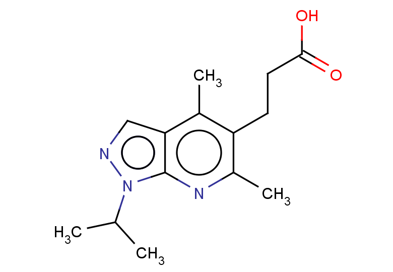 3-[4,6-dimethyl-1-(propan-2-yl)-1H-pyrazolo[3,4-b]pyridin-5-yl]propanoic acid