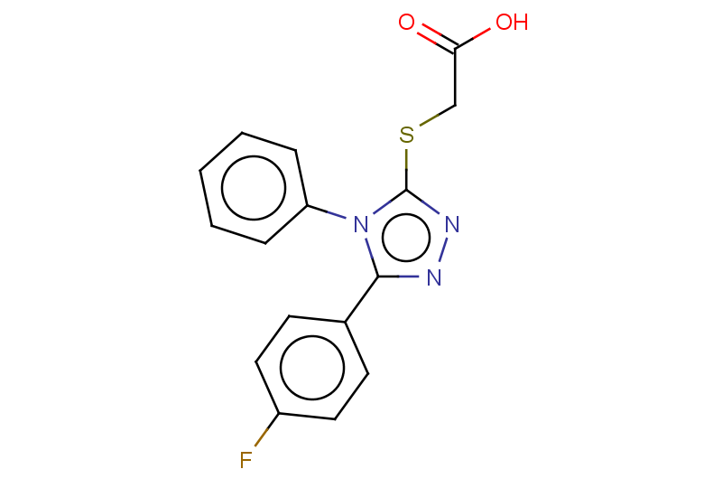 2-{[5-(4-fluorophenyl)-4-phenyl-4H-1,2,4-triazol-3-yl]sulfanyl}acetic acid