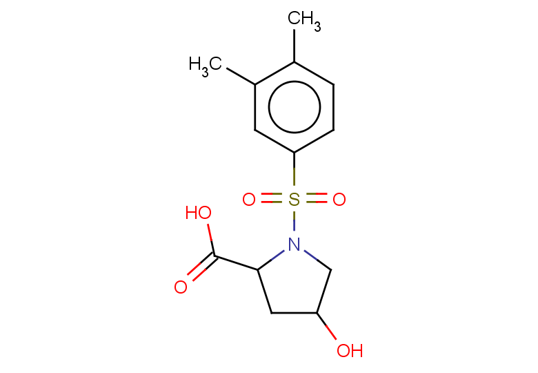 1-(3,4-dimethylbenzenesulfonyl)-4-hydroxypyrrolidine-2-carboxylic acid
