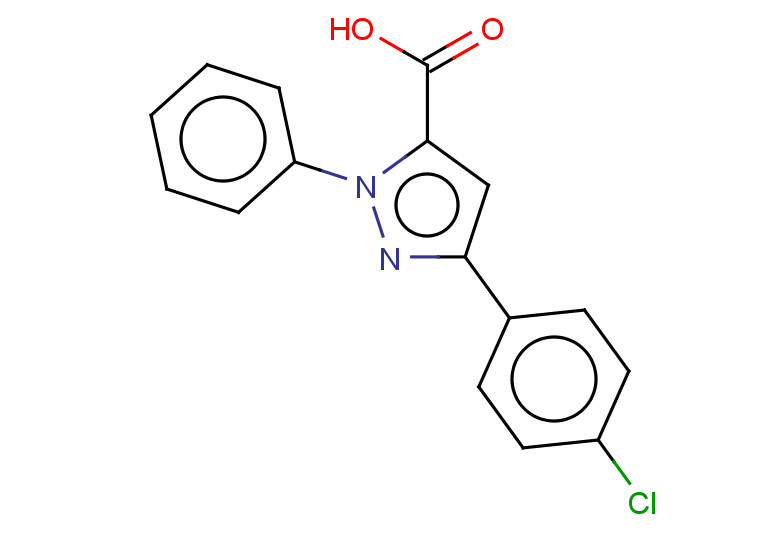 3-(4-chlorophenyl)-1-phenyl-1H-pyrazole-5-carboxylic acid